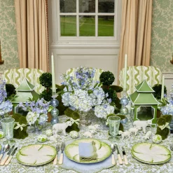 Alathea Blue & Green Linen Placemats (Set Of 4)|Mrs. Alice Online
