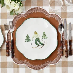 Alathea Caramel Linen Placemats (Set Of 4)|Mrs. Alice Online