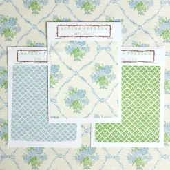 Alice's Bouquet Fabric (Blue)|Mrs. Alice