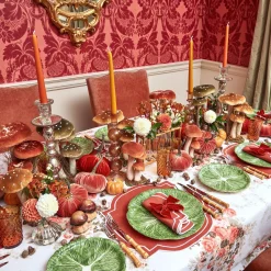 Amber Hobnail Jug And Glasses (Set Of 6)|Mrs. Alice Discount