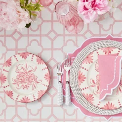 Amelie Pink Placemats (Set Of 4)|Mrs. Alice Clearance