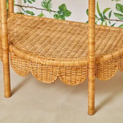 Annabelle Rattan Side Table|Mrs. Alice New