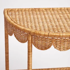 Annabelle Rattan Side Table|Mrs. Alice
