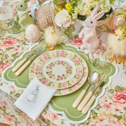 Assorted White Linen Rabbit Napkins (Set Of 4)|Mrs. Alice
