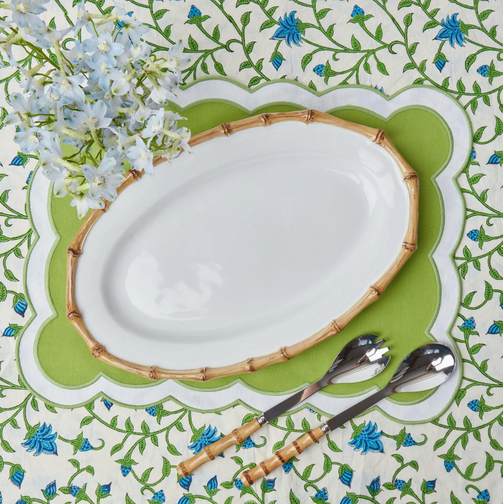 Bamboo Salad Servers|Mrs. Alice Sale