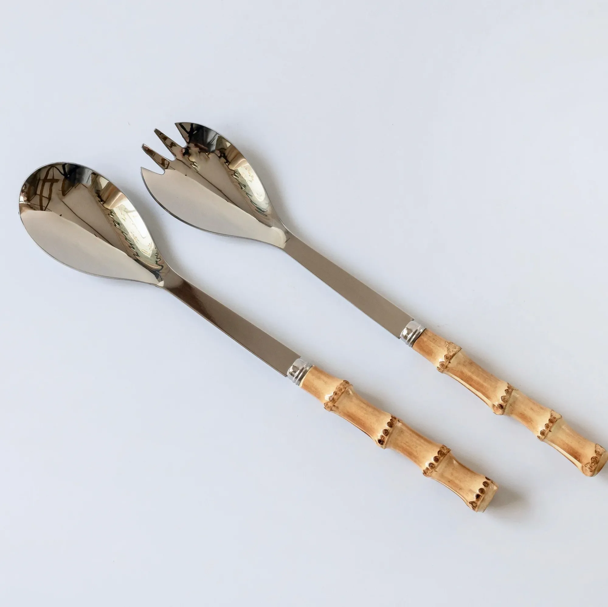 Bamboo Salad Servers|Mrs. Alice Sale