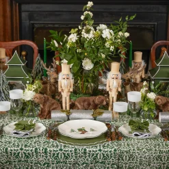 Beatrice Forest Green Napkins (Set Of 4)|Mrs. Alice Clearance