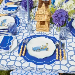 Blue Bamboo Seat Pad Cushion|Mrs. Alice Discount