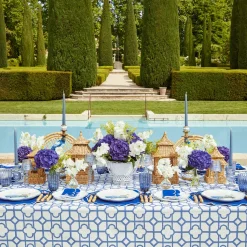 Blue Bamboo Tablecloth|Mrs. Alice Best