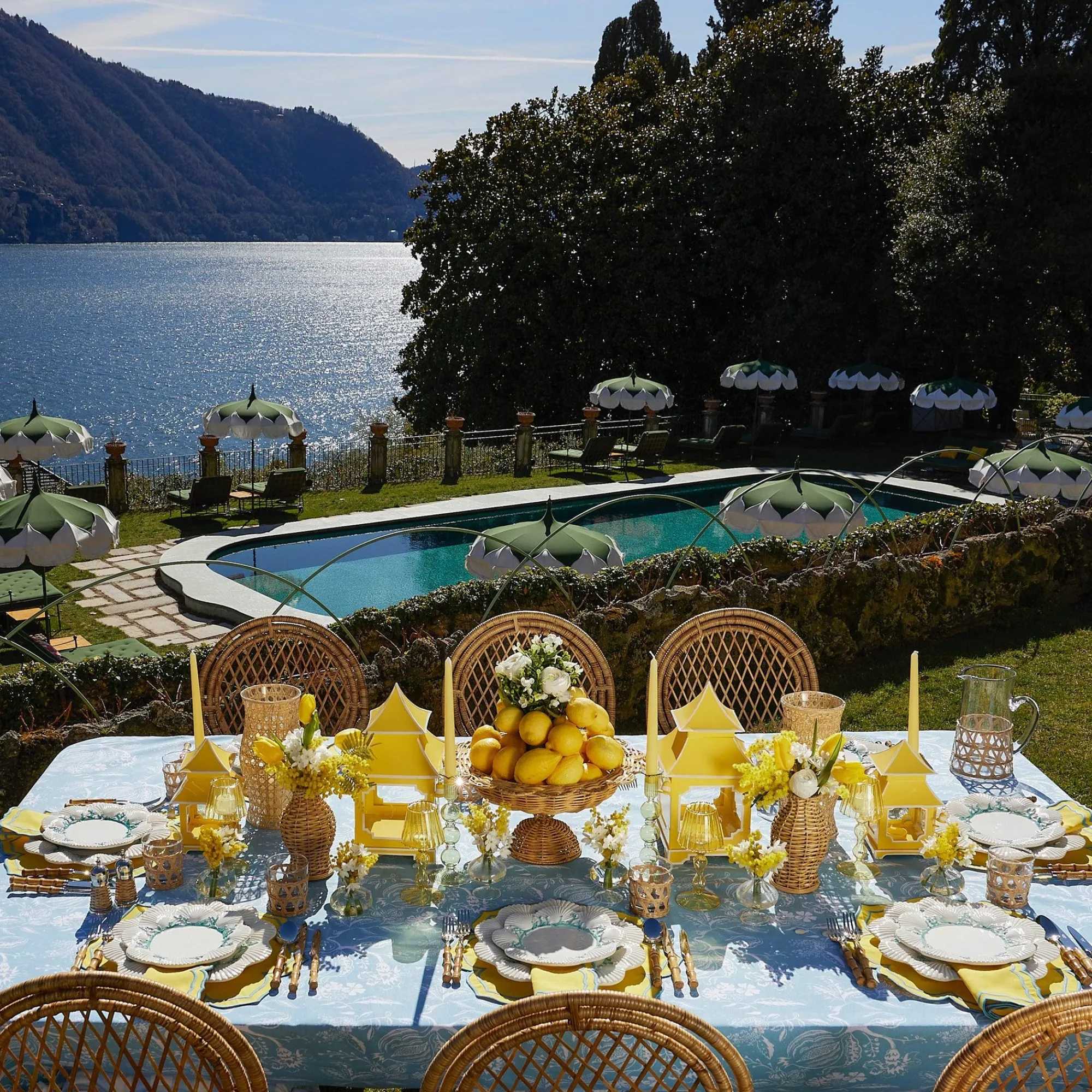 Blue Coral Dinner & Starter Plates (Set Of 8)|Mrs. Alice Clearance