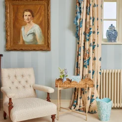 Blue Floral Tole Tissue Box|Mrs. Alice Clearance