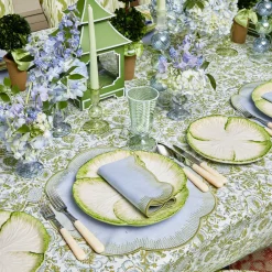 Blue Fluted Vase Set|Mrs. Alice Sale