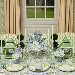 Blue Fluted Vase Set|Mrs. Alice Sale