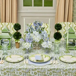 Blue Fluted Vase Set|Mrs. Alice Sale