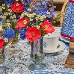 Blue Fluted Vases (Pair)|Mrs. Alice Best