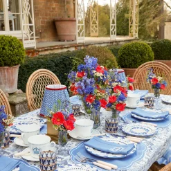Blue Fluted Vases (Pair)|Mrs. Alice Best