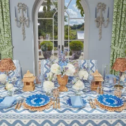 Blue Fringe Napkins (Set Of 4)|Mrs. Alice New