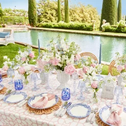 Blue Glass Lantern Tea Light Holder (Pair) - 18 Cm|Mrs. Alice Clearance