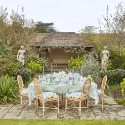 Blue Hydrangea Seat Pad Cushion|Mrs. Alice Outlet