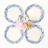 Blue Lily Of The Valley Starter Plates (Set Of 4)|Mrs. Alice New