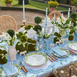 Blue Lily Of The Valley Tablecloth|Mrs. Alice Discount