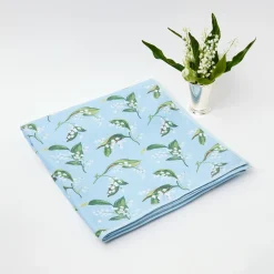 Blue Lily Of The Valley Tablecloth|Mrs. Alice Discount