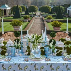 Blue Lily Of The Valley Tablecloth|Mrs. Alice Discount