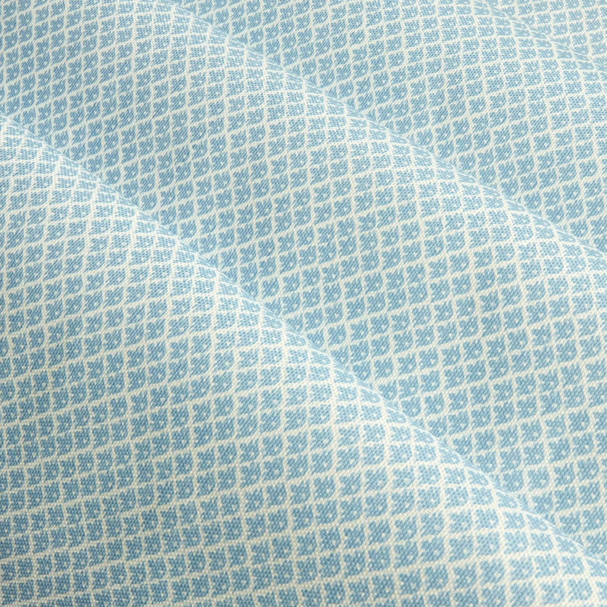 Blue Lotus Flower Fabric|Mrs. Alice Discount