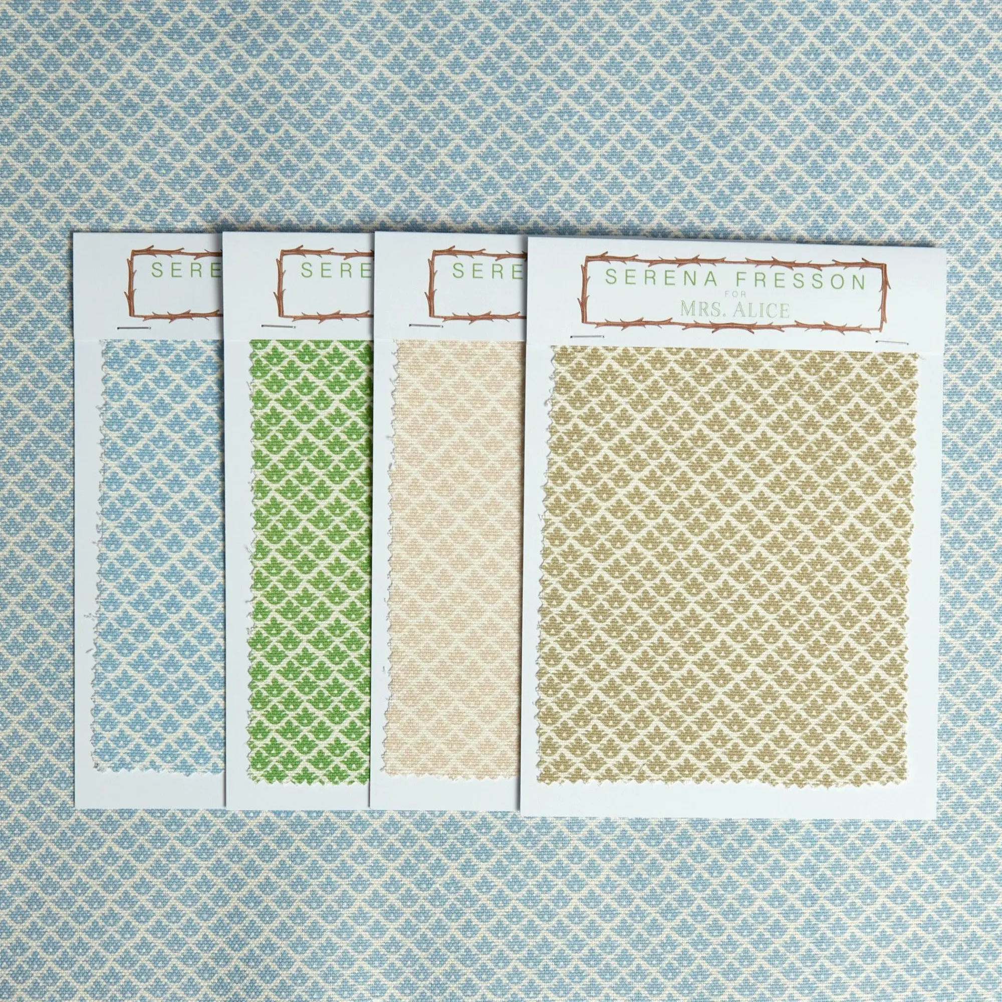 Blue Lotus Flower Fabric|Mrs. Alice Discount