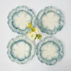 Blue Matilde Dinner & Starter Plates (Set Of 8)|Mrs. Alice Best