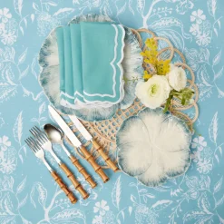 Blue Matilde Starter Plates (Set Of 4)|Mrs. Alice Best