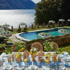 Blue Melograno Dinner & Starter Plates (Set Of 8)|Mrs. Alice Best