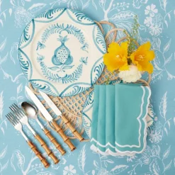 Blue Melograno Dinner Plates (Set Of 4)|Mrs. Alice Online