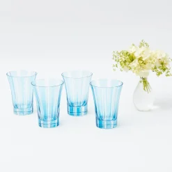 Blue Positano Glasses (Set Of 4)|Mrs. Alice Hot