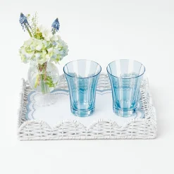 Blue Positano Glasses (Set Of 4)|Mrs. Alice Hot