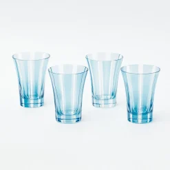 Blue Positano Glasses (Set Of 4)|Mrs. Alice Hot