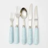 Blue Rattan Cutlery (5 Piece)|Mrs. Alice