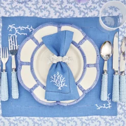 Blue Rattan Cutlery (5 Piece)|Mrs. Alice