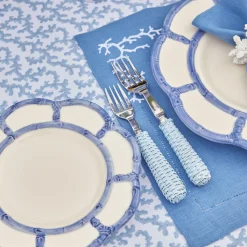 Blue Rattan Cutlery (5 Piece)|Mrs. Alice