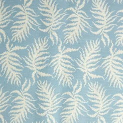 Blue Trailing Ferns Fabric|Mrs. Alice