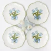 Blue Tulip Dinner Plates (Set Of 4)|Mrs. Alice Discount
