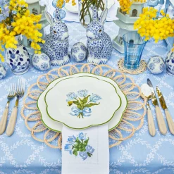 Blue Tulip Starter Plates (Set Of 4)|Mrs. Alice Online