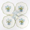 Blue Tulip Starter Plates (Set Of 4)|Mrs. Alice Sale
