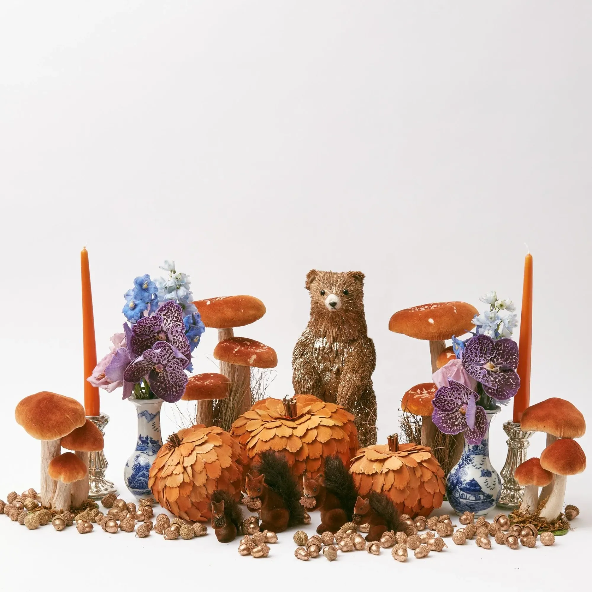 Burnt Orange Candles (Set Of 8)|Mrs. Alice New