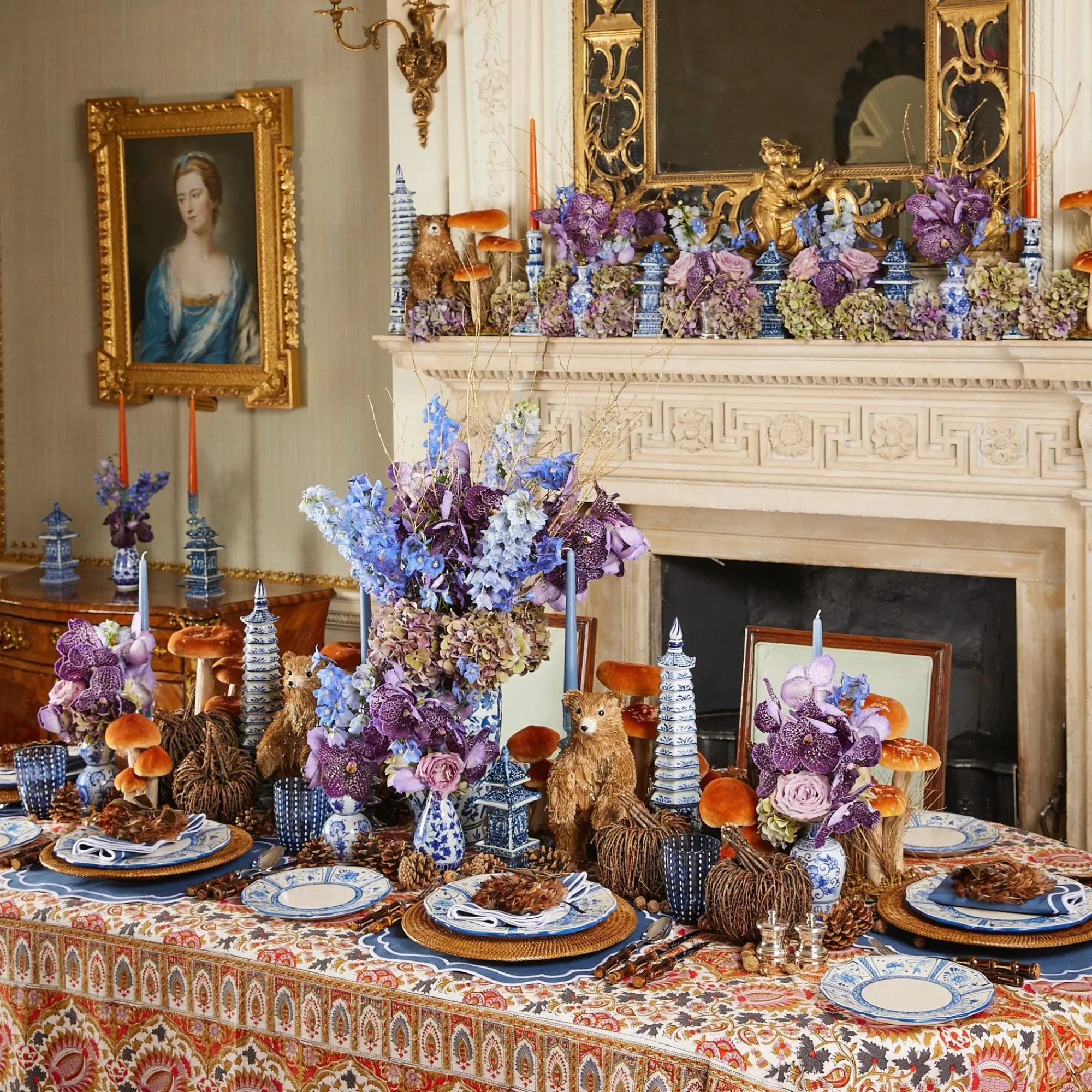 Burnt Orange Candles (Set Of 8)|Mrs. Alice New