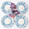 Cadiz Hand Painted Starter Plates (Set Of 4)|Mrs. Alice New