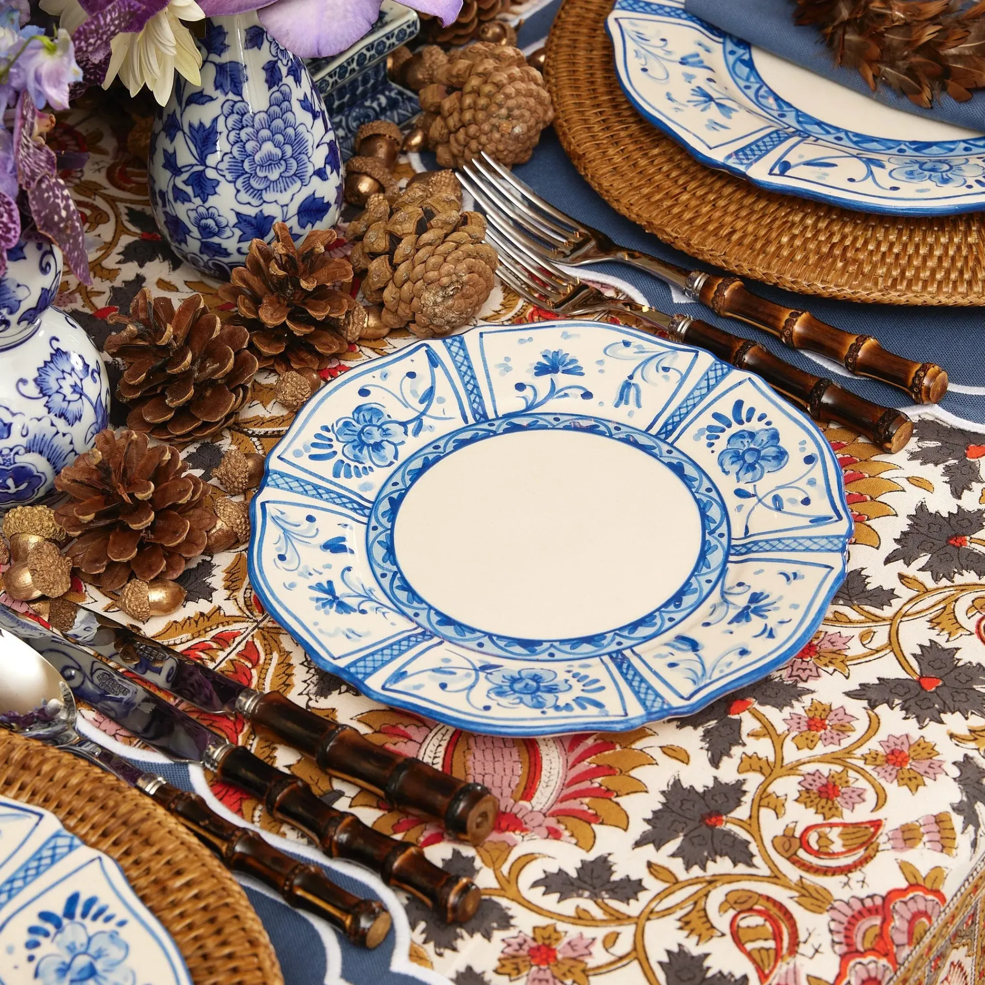 Cadiz Hand Painted Starter Plates (Set Of 4)|Mrs. Alice New