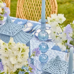 Camille Azure Candle Set (Blue)|Mrs. Alice Outlet