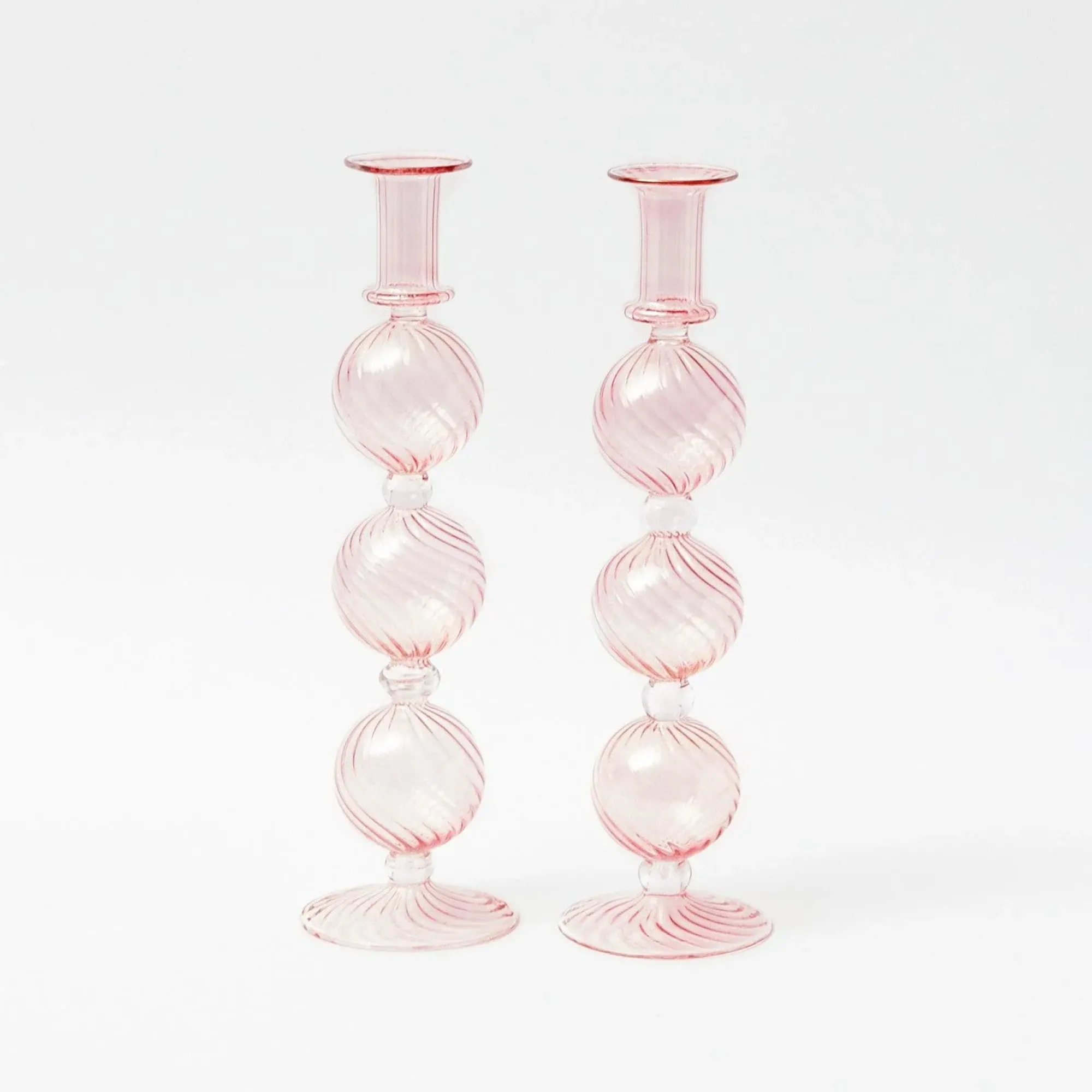 Camille Peony Candle Holder (Pair)|Mrs. Alice Hot