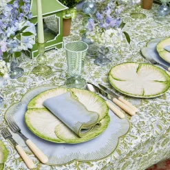 Capri Lettuce Dinner & Starter Plate (Set Of 8)|Mrs. Alice Best